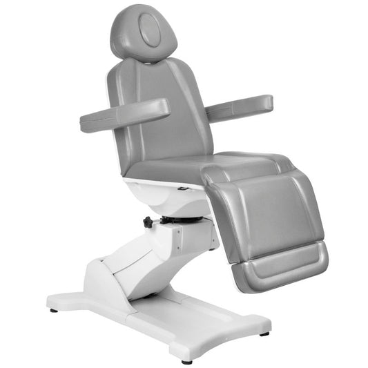 ActiveShop Elektrischer Kosmetikstuhl Azzurro 869A drehbar 4 Motoren grau