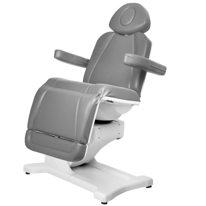 ActiveShop Elektrischer Kosmetikstuhl Azzurro 869A drehbar 4 Motoren grau