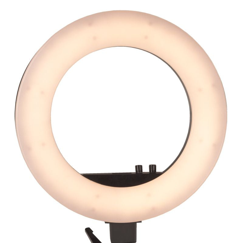 ActiveShop Ringlicht Ringlicht 18" 48W LED schwarz + Stativ