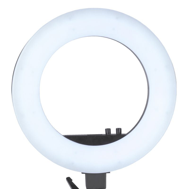 ActiveShop Ringlicht Ringlicht 18" 48W LED schwarz + Stativ