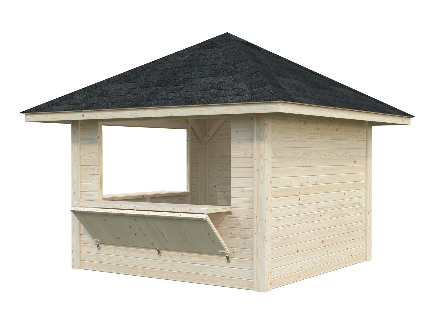 Palmako Bianca 8,3 m2 Set 105 - Lackiert weiß RAL9016