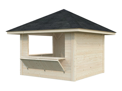 Palmako Bianca 8,3 m2 Set 105 - Lackiert weiß RAL9016