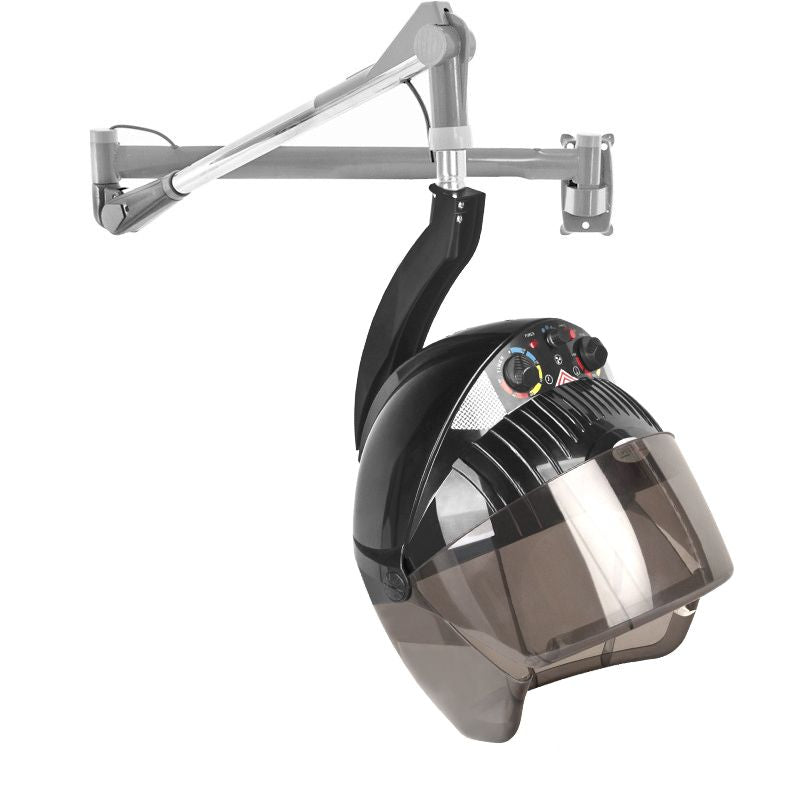 ActiveShop Gabbiano Hängehaartrockner Centurion DVI-303W drei Geschwindigkeiten Ionen schwarz