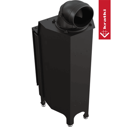 Kratki Kamineinsatz aus Stahl KRATKI NADIA 9 kW Ø 200 mit Türfeder