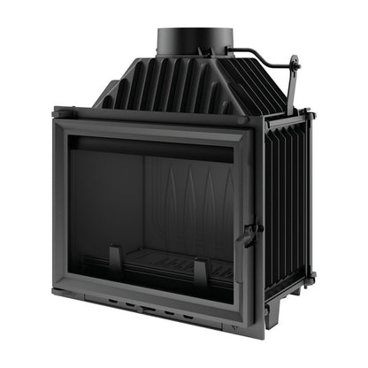 Kratki Kamineinsatz Gusseisen KRATKI MAJA 8 kW Ø 200 mit Türfeder