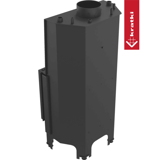 Kratki Wasserführender Kamineinsatz KRATKI NADIA 12 kW Ø 200 mit Türfeder