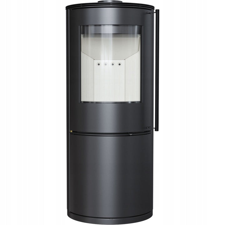Kratki Kaminofen aus Stahl KRATKI PICARD Ø 150 9 kW mit Türfeder