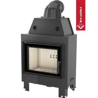 Kratki Kamineinsatz aus Stahl KRATKI MBM 10 kW Ø 200 mit Türfeder