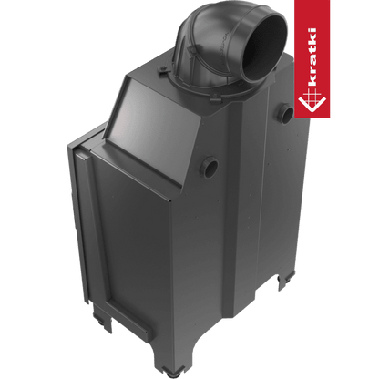Kratki Kamineinsatz aus Stahl KRATKI MBM 10 kW Ø 200 mit Türfeder