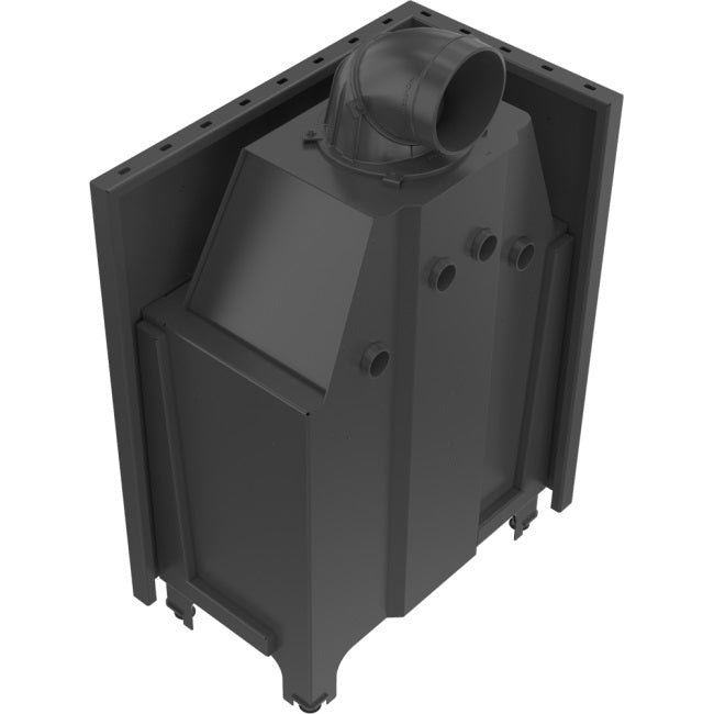 Kratki Kamineinsatz aus Stahl KRATKI MBO links 15 KW Ø 200 mit Türfeder