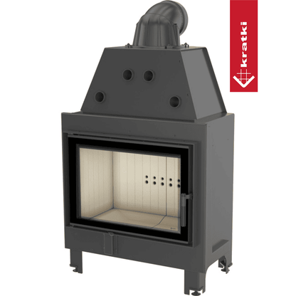 Kratki Kamineinsatz aus Stahl KRATKI MBO 15 kW Ø 200 mit Türfeder
