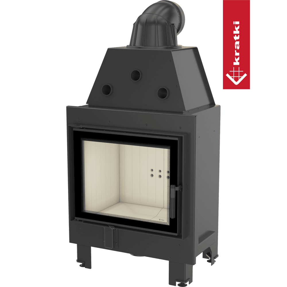 Kratki Kamineinsatz aus Stahl KRATKI MBZ 13 kW Ø 200 mit Türfeder
