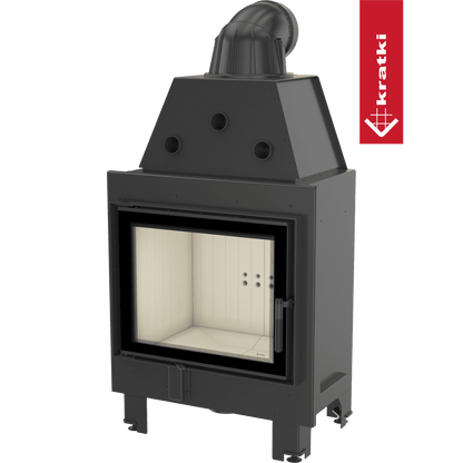 Kratki Kamineinsatz aus Stahl KRATKI MBZ 13 kW Ø 200 mit Türfeder