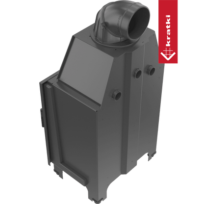 Kratki Kamineinsatz aus Stahl KRATKI MBZ 13 kW Ø 200 mit Türfeder