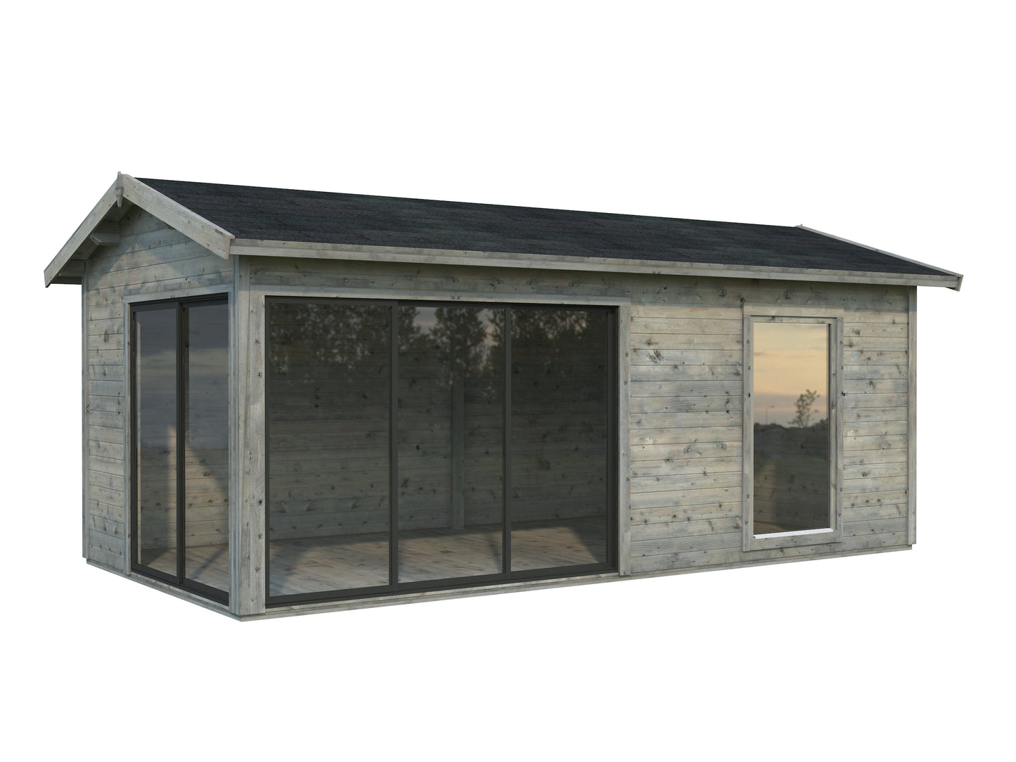 Palmako Amanda 17,1 m2 Slide Plus - Naturbelassen