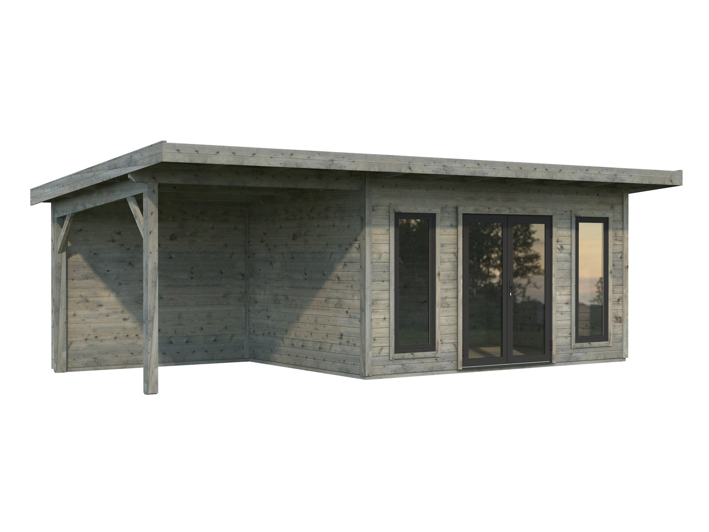 Palmako Aurelia 12,7+7,9 m2 - Naturbelassen