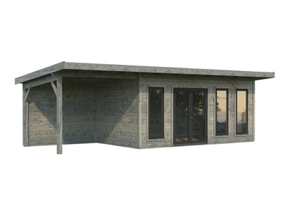 Palmako Aurelia 15,2+7,9 m2 - Grau tauchgrundiert