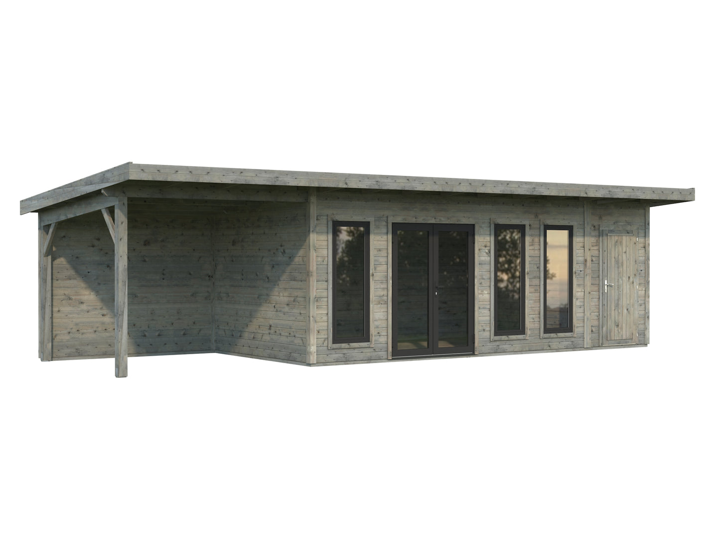 Palmako Aurelia 19,2+7,9 m2 - Transparent tauchgrundiert