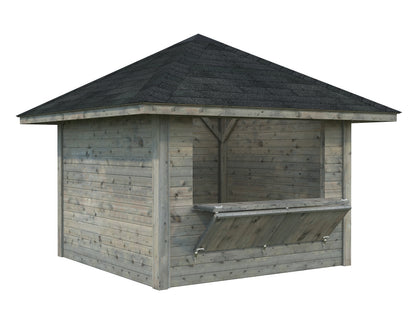 Palmako Bianca 8,3 m2 Set 104 - Lackiert weiß RAL9016