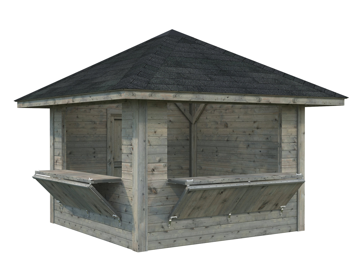 Palmako Bianca 8,3 m2 Set 105 - Lackiert weiß RAL9016