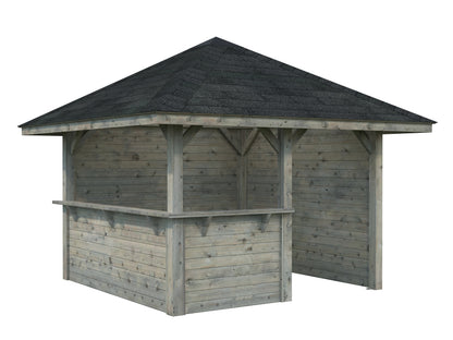 Palmako Bianca 8,3 m2 Set 103 - Lackiert weiß RAL9016
