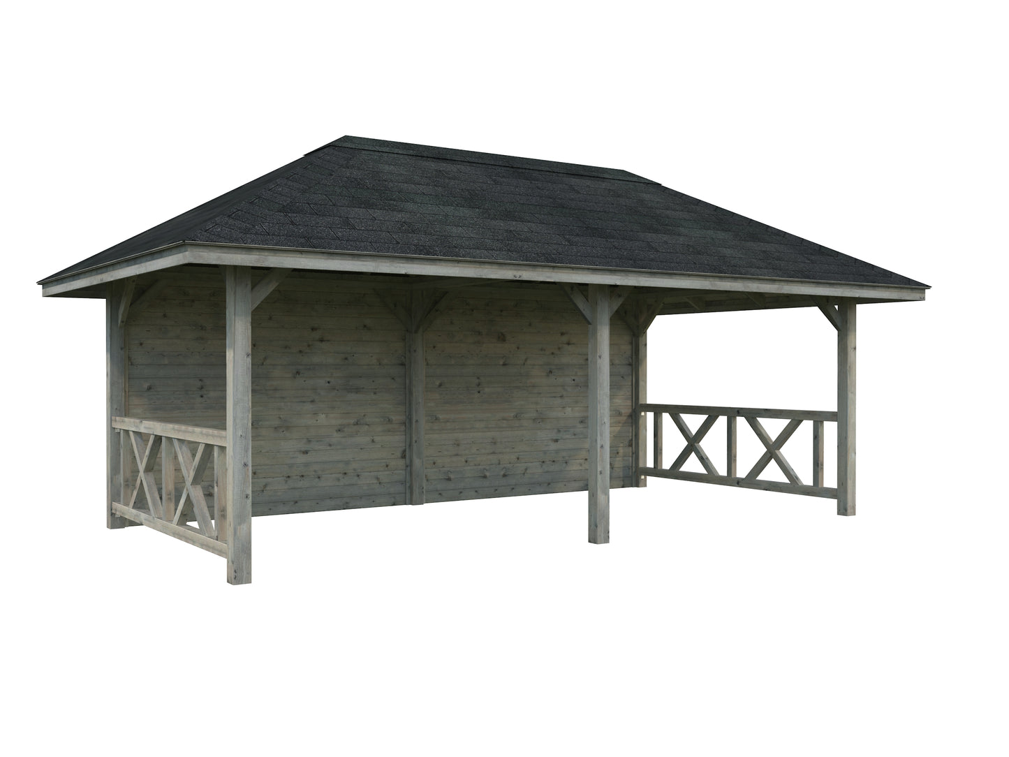 Palmako Bianca 16,6 m2 Set 108 - Grau tauchgrundiert