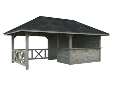 Palmako Bianca 16,6 m2 Set 110 - Grau tauchgrundiert