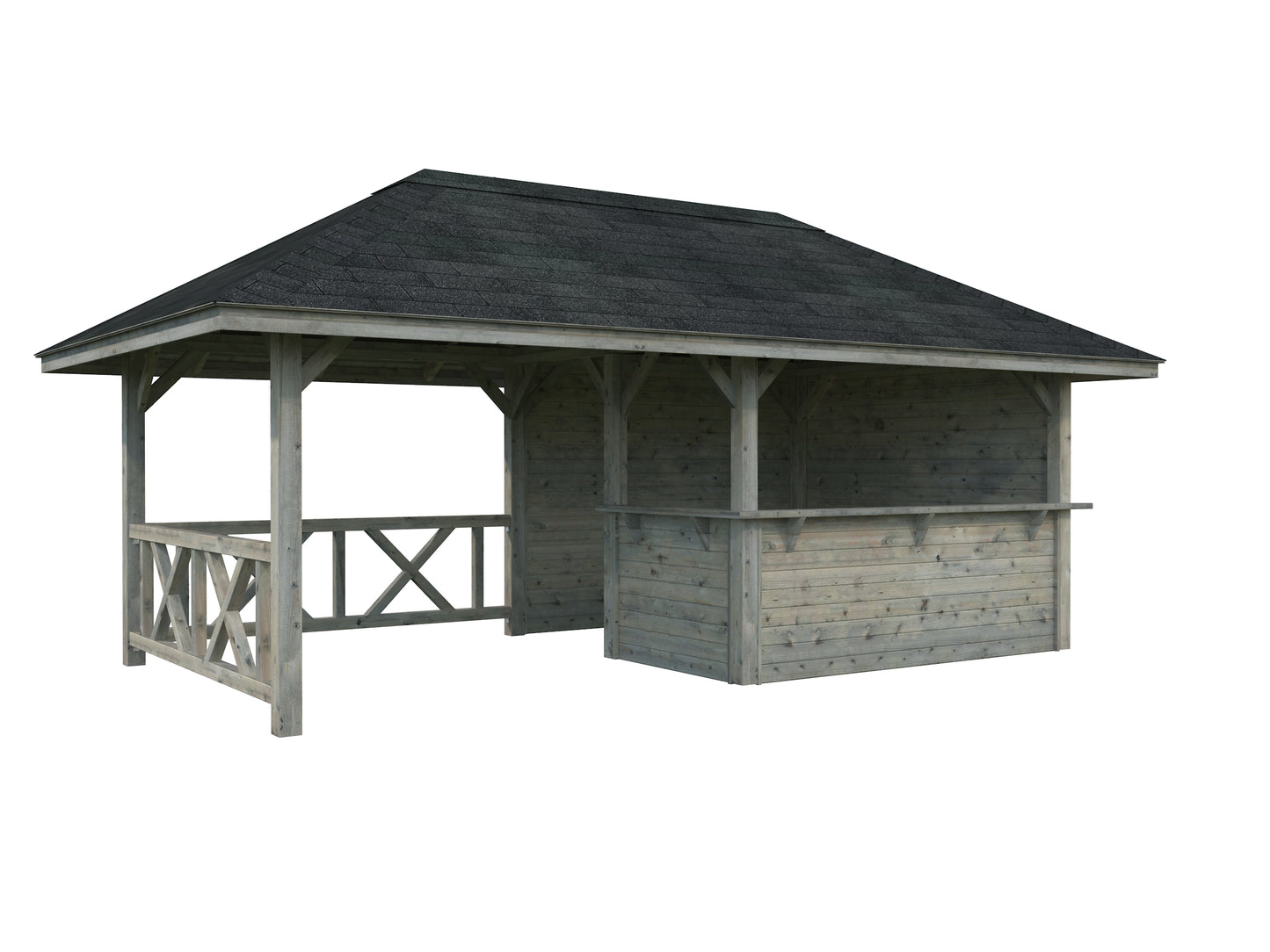 Palmako Bianca 16,6 m2 Set 110 - Transparent tauchgrundiert