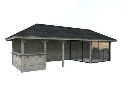 Palmako Bianca 24,9 m2 Set 215 Slide - Naturbelassen