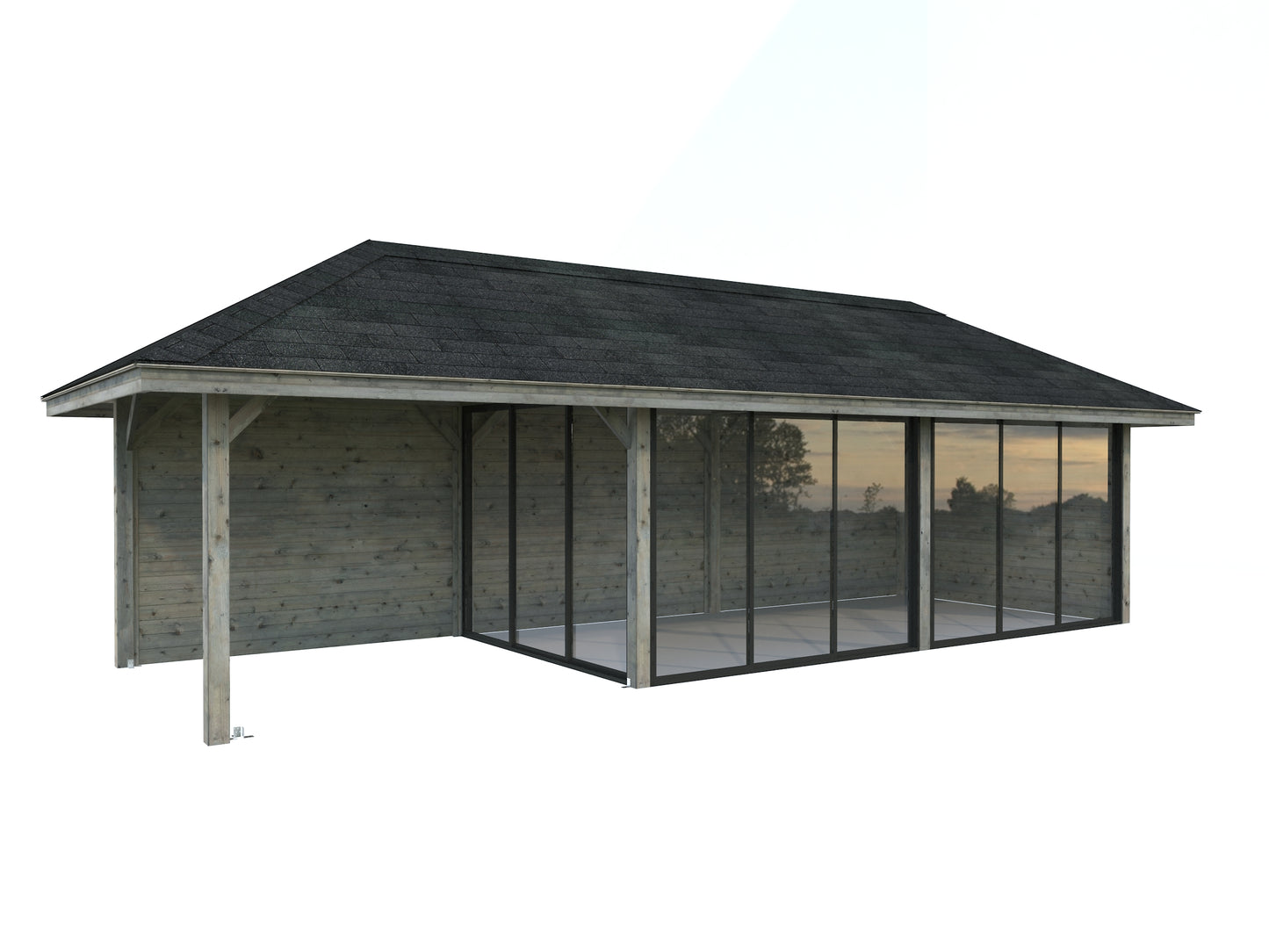 Palmako Bianca 24,9 m2 Set 217 Slide - Transparent tauchgrundiert
