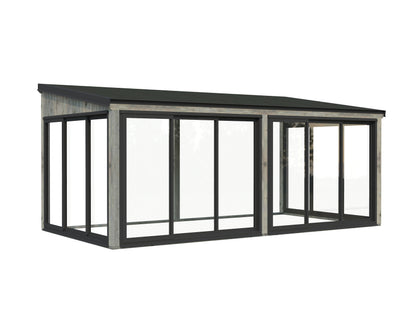 Palmako Lumi 16,2 m2 Slide Plus - Transparent tauchgrundiert