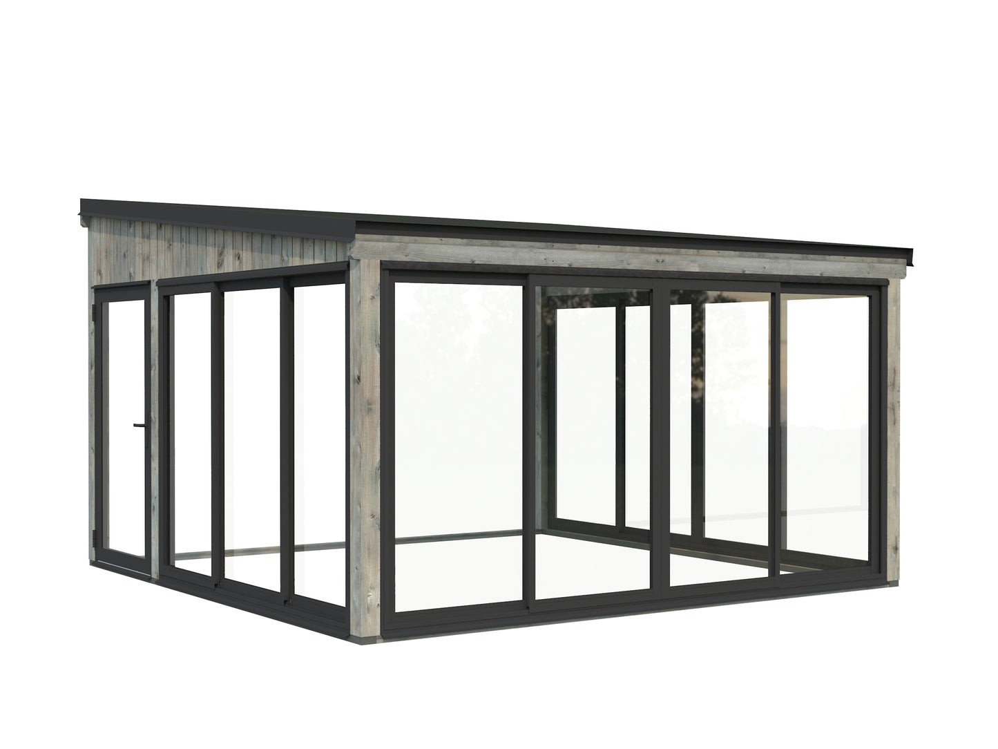 Palmako Lumi 16,6 m2 Slide Plus - Transparent tauchgrundiert