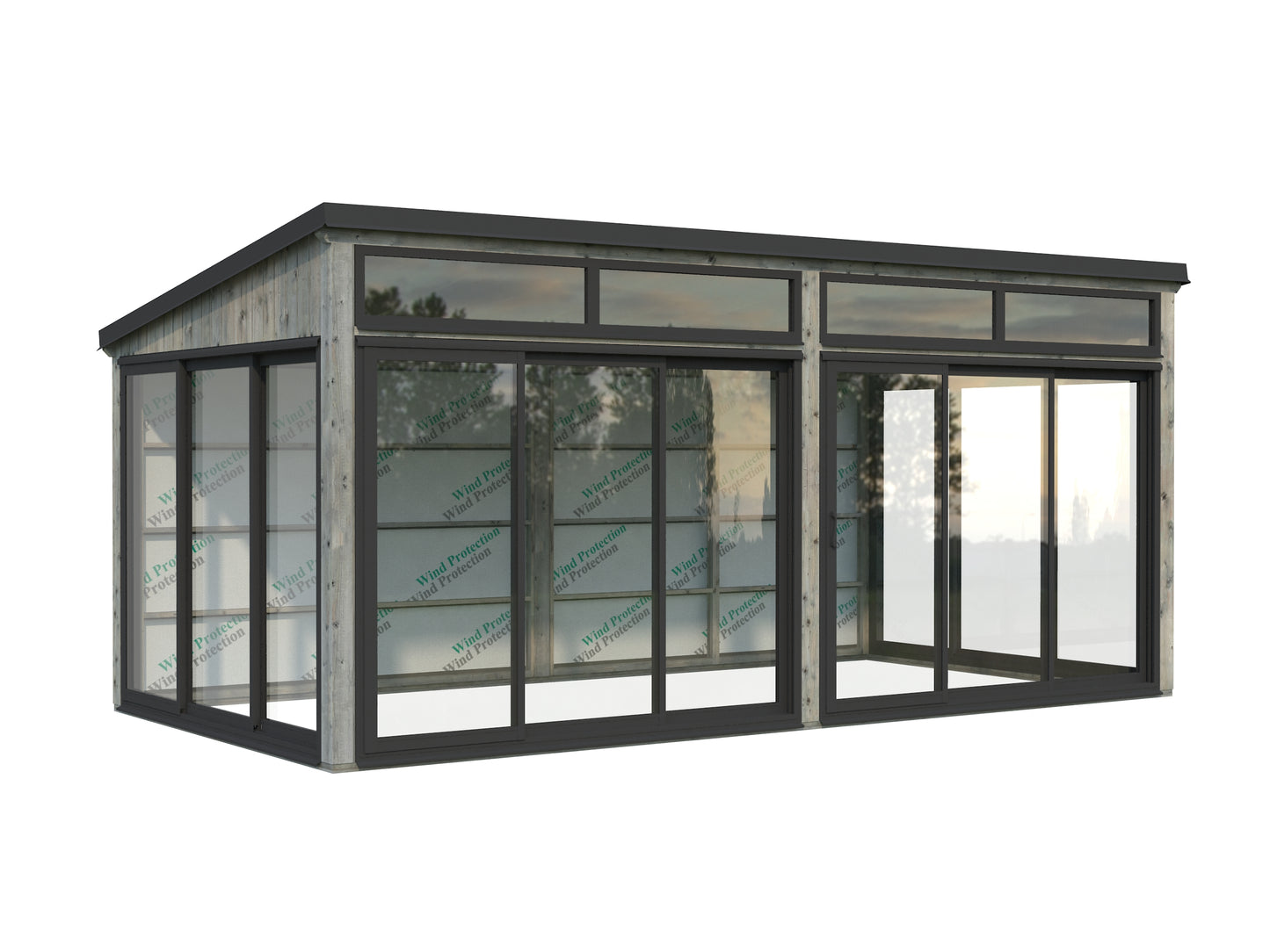 Palmako Saga 16,2 m2 Slide Plus - Transparent tauchgrundiert