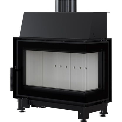 Kratki Stahlkamin mit Schließung KRATKI SIMPLE rechts 6 kW