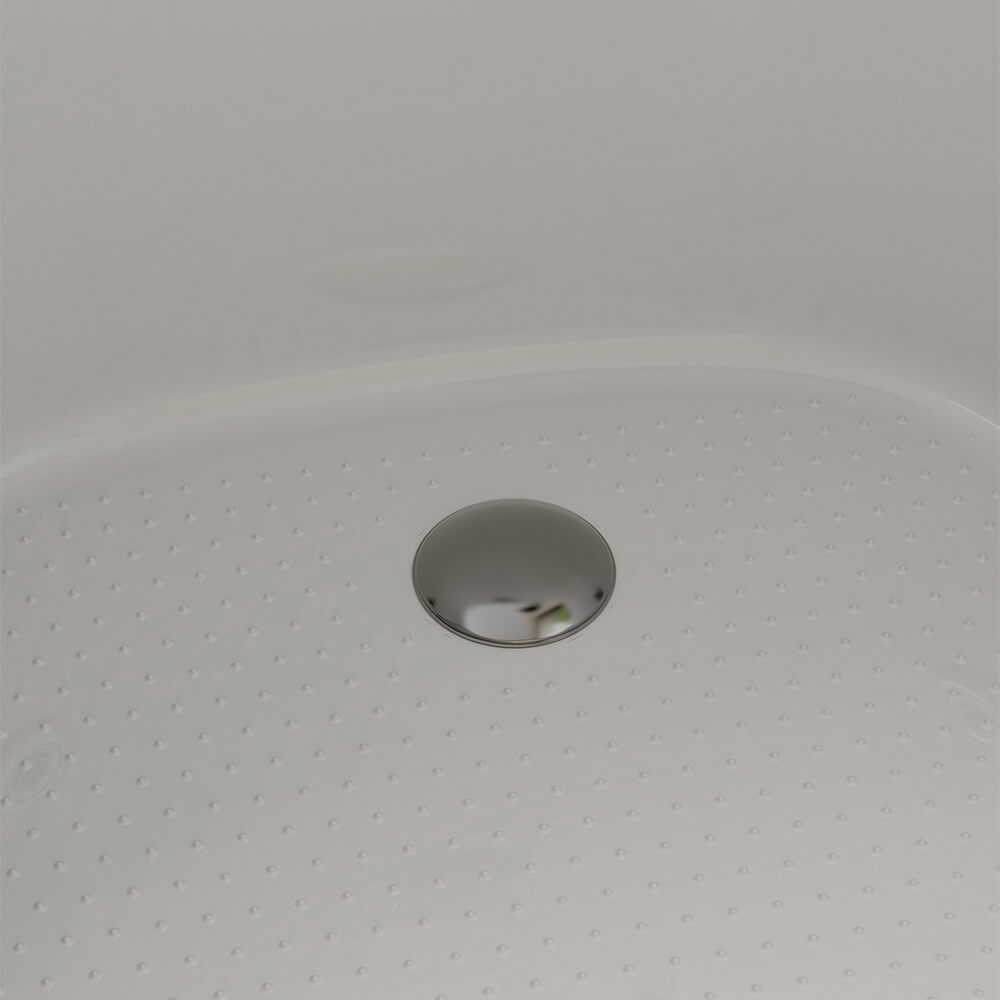 Home Deluxe Seniorenbadewanne liegend mit Whirlpoolfunktion VITAL M -  153 x 76 cm Links