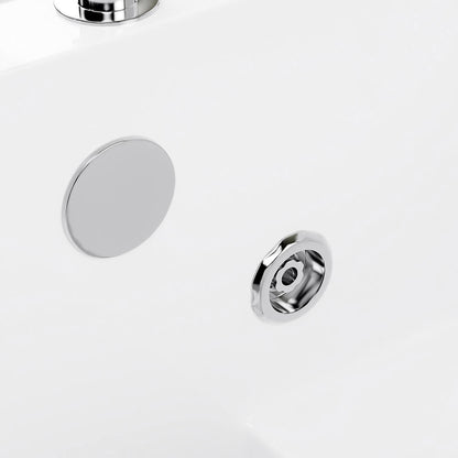 Home Deluxe Seniorenbadewanne sitzend mit Whirlpoolfunktion VITAL L -  85 x 95 cm Rechts