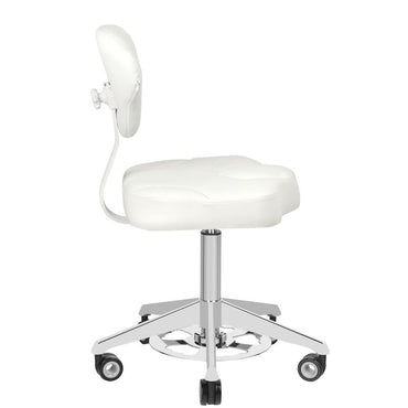 ActiveShop Azzurro 156-F Bump-Up Kosmetikhocker weiß