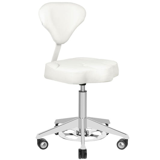 ActiveShop Azzurro 156-F Bump-Up Kosmetikhocker weiß
