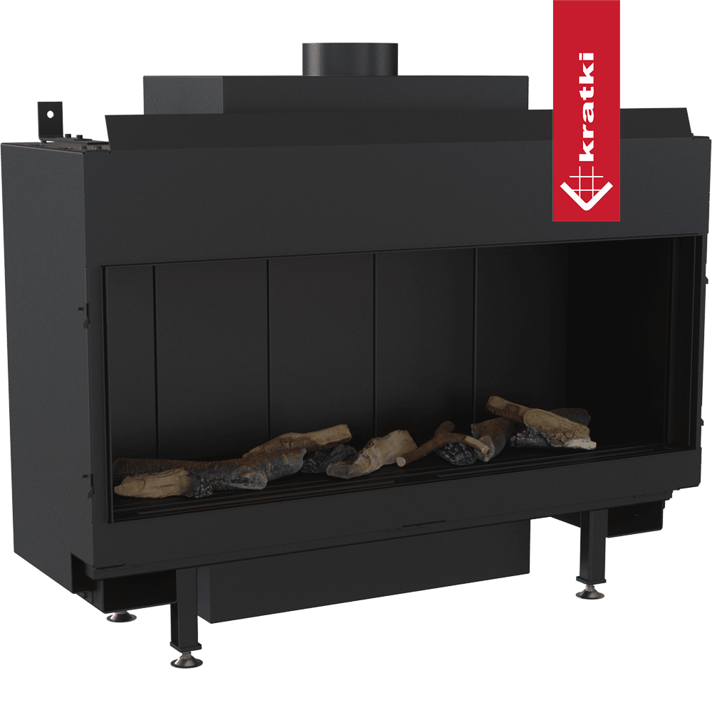 Kratki Gaskamin KRATKI LEO 100 Vorderseite Propan Butan ? 100/150 6,1 kW