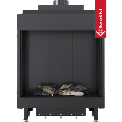 Kratki Gaskamin KRATKI LEO 62 Vorderseite Propan Butan ? 100/150 5,6 kW