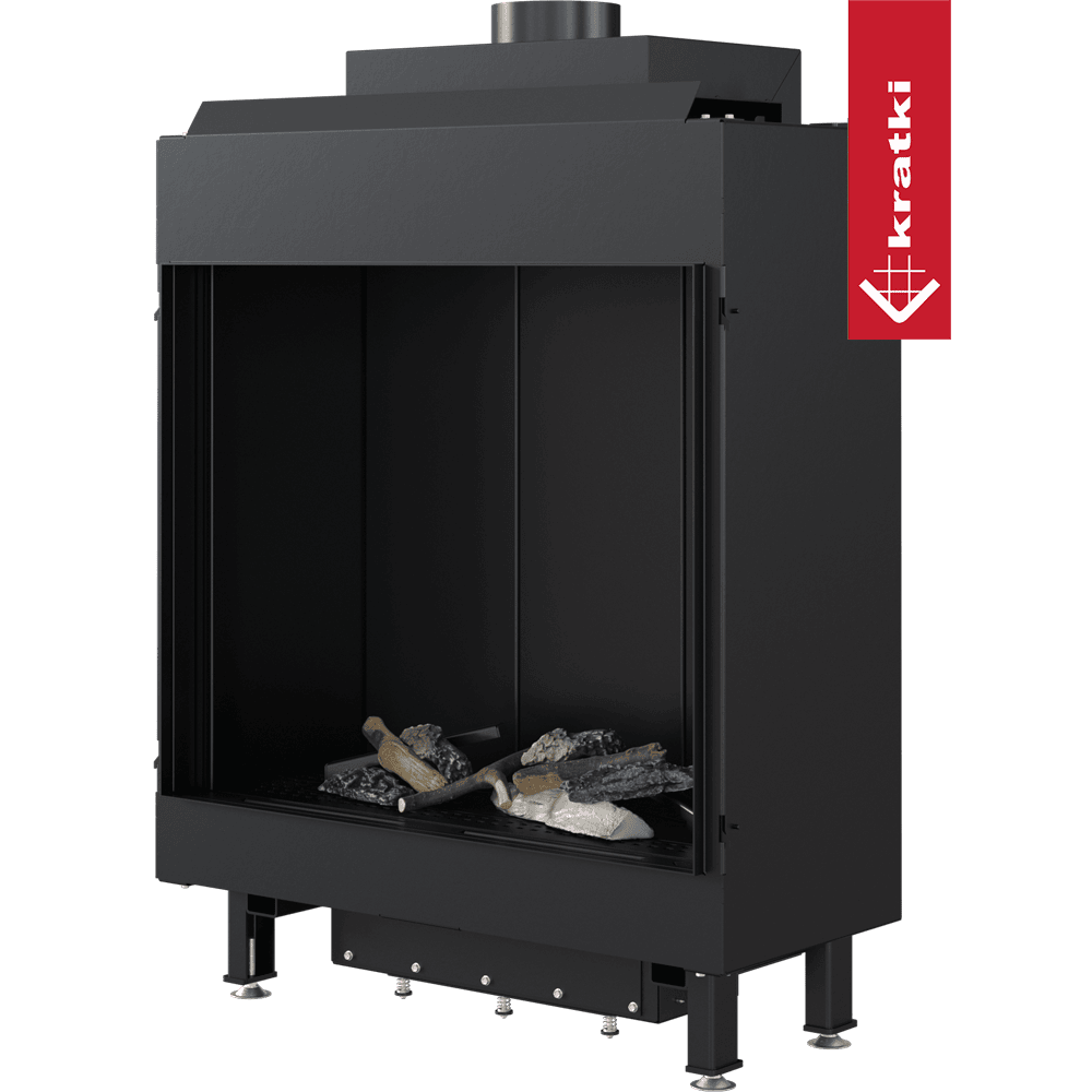 Kratki Gaskamin KRATKI LEO 62 Vorderseite Propan Butan ? 100/150 5,6 kW