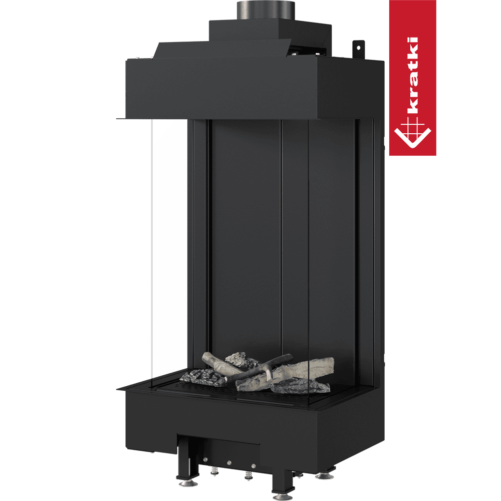 Kratki Gaskamin KRATKI LEO 45 / 68 dreiseitig Propan Butan ? 100/150 4,1 kW