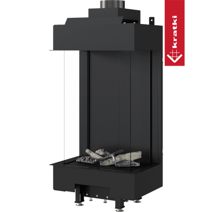 Kratki Gaskamin KRATKI LEO 45 / 68 dreiseitig Propan Butan ? 100/150 4,1 kW