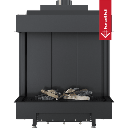 Kratki Gaskamin KRATKI LEO 76 / 62 dreiseitig Propan Butan ? 100/150 5,6 kW