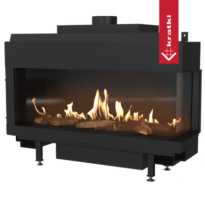 Kratki Gaskamin KRATKI LEO 100 rechts Propan Butan ? 100/150 9,5 kW