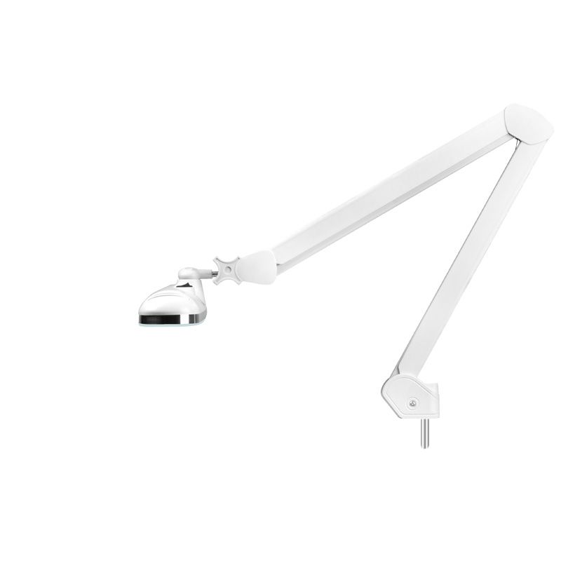 ActiveShop LED-Werkstattlampe Elegante 801-tl mit Ständer, regulierbare Helligkeit und Lichtfarbe, weiß