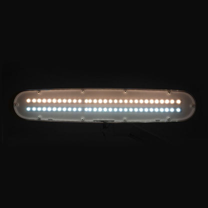 ActiveShop LED-Werkstattlampe Elegante 801-tl mit Ständer, regulierbare Helligkeit und Lichtfarbe, weiß