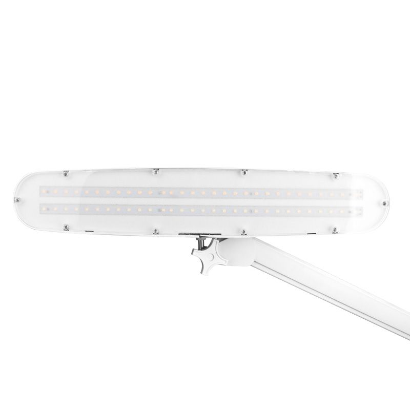 ActiveShop LED-Werkstattlampe Elegante 801-tl mit Ständer, regulierbare Helligkeit und Lichtfarbe, weiß