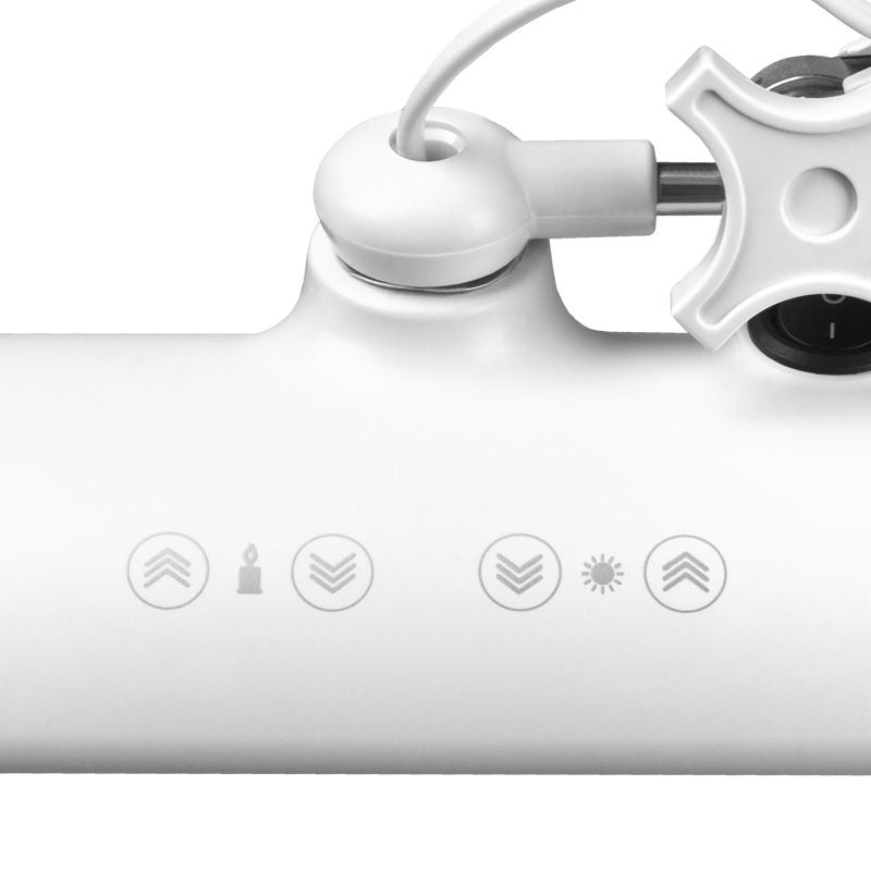 ActiveShop LED-Werkstattlampe Elegante 801-tl mit Ständer, regulierbare Helligkeit und Lichtfarbe, weiß