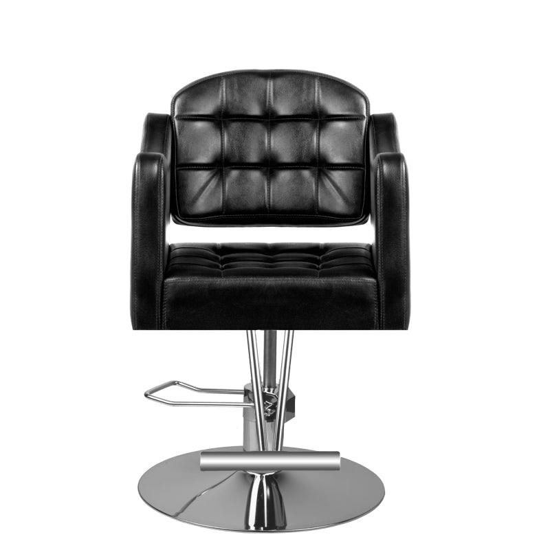 ActiveShop Haarsystem Friseurstuhl 0-90 schwarz